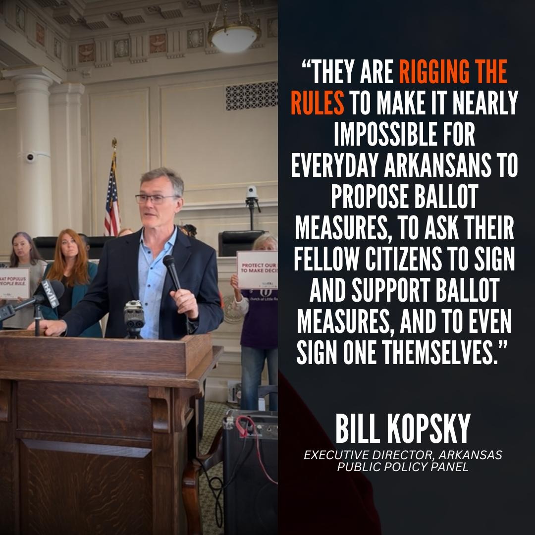 ForARPeople1's tweet image. Excited to announce Protect AR Rights, a coalition of six (so far!) grassroots organizations that have banded to together to protect Arkansans' fundamental rights to direct democracy.
You can read more at
protectarrights.org