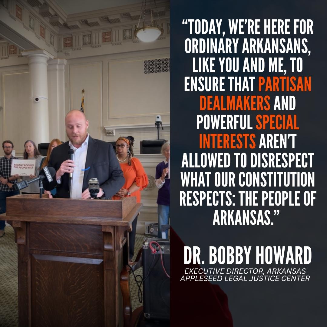 ForARPeople1's tweet image. Excited to announce Protect AR Rights, a coalition of six (so far!) grassroots organizations that have banded to together to protect Arkansans' fundamental rights to direct democracy.
You can read more at
protectarrights.org