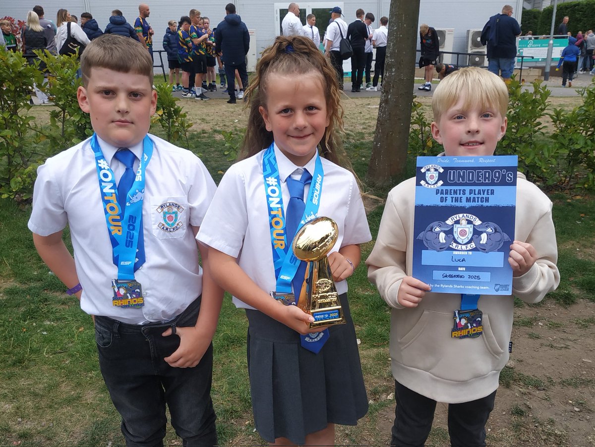 Rylands Sharks U9s 2025 (@sharksu8s) on Twitter photo Just back home from <a href="/RhinosChallenge/">RhinosChallenge</a> and these three <a href="/LockiesCPS/">Locking Stumps CPS</a> superstars absolutely smashed it! πͺππ¦π¦ Just back home from <a href="/RhinosChallenge/">RhinosChallenge</a> and these three <a href="/LockiesCPS/">Locking Stumps CPS</a> superstars absolutely smashed it! πͺππ¦π¦