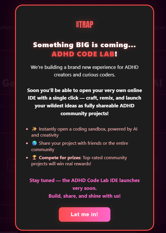 ADHD Trap tweet media