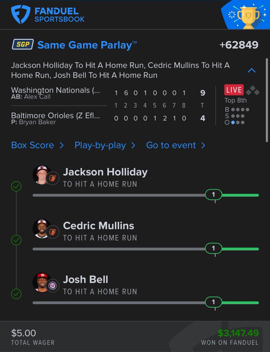 Bankrupting Bookies tweet media