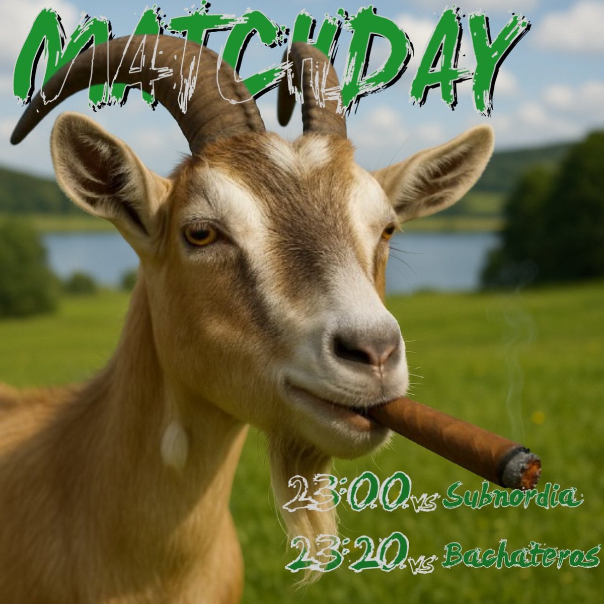 🏆DIA DE PARTIDOS🏆
-
Las cuentas son claras, si ganamos nuestro partido vs <a href="/Bachateros98869/">Bachateros Fc</a>  y no perdemos contra <a href="/subnordia/">Subnordia eSports</a> , seremos campeones de Cuarta División de <a href="/VPG_Spain/">Virtual Pro Gaming España</a> , todo desde las 22:20 en twitch.tv/vaquesicabres