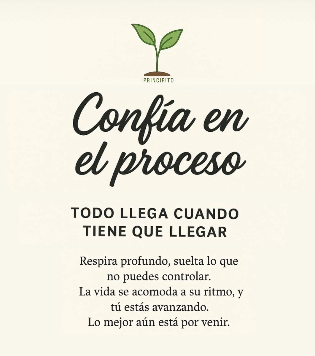 Confía en tu proceso, suelta el peso innecesario y sigue caminado con fe, paso a paso, hacia una mejor versión de ti. 🌱