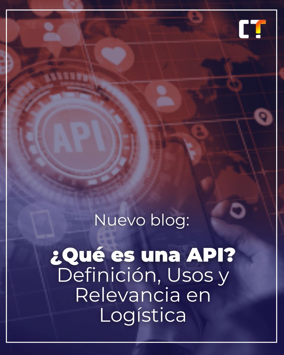 ¿Qué es una API?

Lee el blog: hubs.ly/Q03nbVPd0

¿Sabes cómo una API puede transformar la logística de tu empresa?

#Logística #Tecnología #Innovación #controltower #torredecontrol #colombia #méxico #españa #ecuador #perú #chile #gps #monitoreo