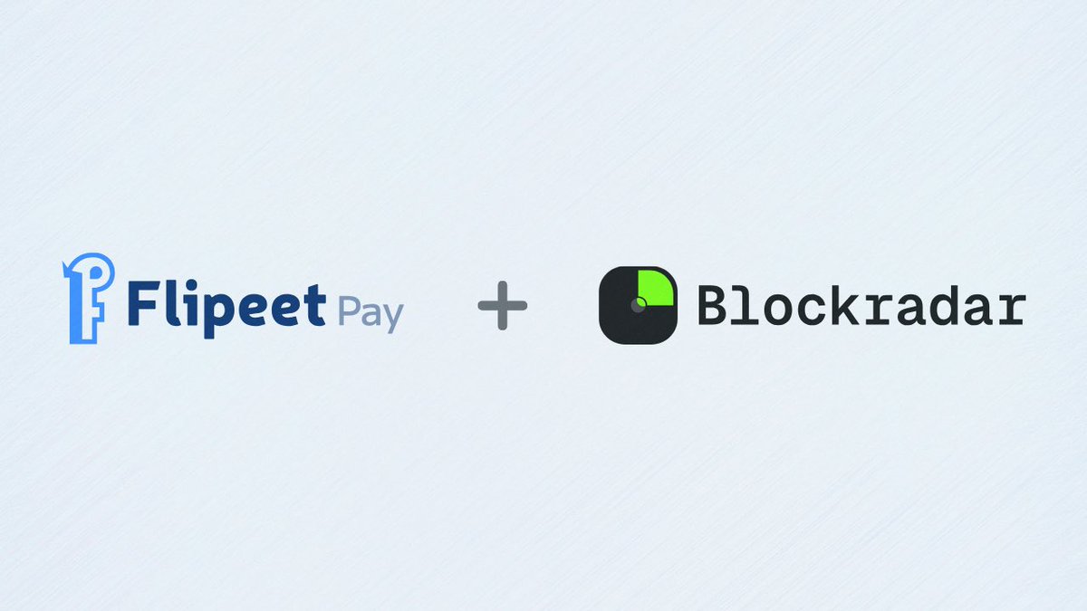 We are pleased to announce that Flipeet Pay has partnered with <a href="/BlockradarHQ/">Blockradar</a> to power our wallet Infrastructure. We look forward to achieving more together. 

Onward!