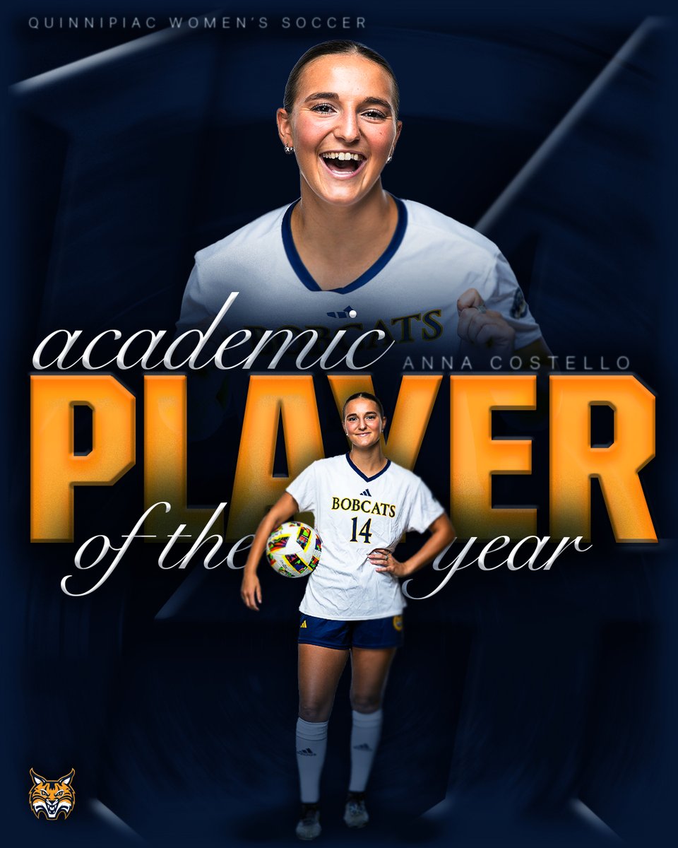 Costy has been named the team's 𝓐𝓬𝓪𝓭𝓮𝓶𝓲𝓬 𝓟𝓵𝓪𝔂𝓮𝓻 𝓸𝓯 𝓽𝓱𝓮 𝓨𝓮𝓪𝓻 📚 

#BobcatNation x #MAACSoccer