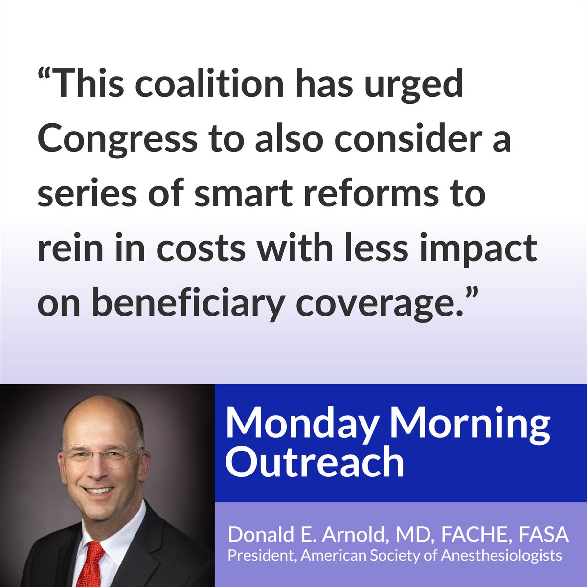 ASA® (@asalifeline) on Twitter photo ASA has joined over 20 national medical specialties to express concern about the impact of recent Congressional proposals on Medicaid beneficiary coverage. Members, learn more from ASA President <a href="/dearnoldmd/">Don Arnold, MD, FACHE, FASA</a>: ow.ly/tpkT50VTZ6l
#anesthesiology #anesthesiology ASA has joined over 20 national medical specialties to express concern about the impact of recent Congressional proposals on Medicaid beneficiary coverage. Members, learn more from ASA President <a href="/dearnoldmd/">Don Arnold, MD, FACHE, FASA</a>: ow.ly/tpkT50VTZ6l
#anesthesiology #anesthesiology