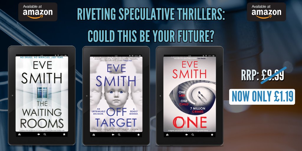 OrendaBooks's tweet photo. ๐๐โ
Not one BUT THREE of @evecsmith's CHILLING #Speculayive #Thrillers are on#SALE this month on Kindle!
Pick them all up today!
#One: https://t.co/CyR7jOa334
#OffTarget: https://t.co/ov9PCZ3CLP
#TheWaitingRooms: https://t.co/m1SBD7oMDp
#Readers #Books #BookRecs https://t.co/FKonpr2Pd5