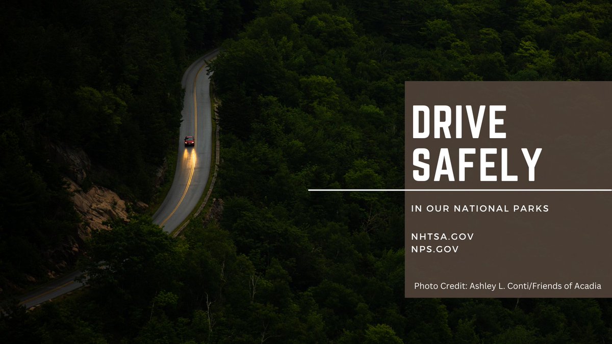 Acadia National Park (@acadianps) on Twitter photo Preserve the adventure, prevent the tragedy.
Wearing your seatbelt is the simplest and most effective way to stay safe. Rangers are stepping up seatbelt enforcement to ensure visitors return home safely. Make sure you #buckleup —every trip, every time. Preserve the adventure, prevent the tragedy.
Wearing your seatbelt is the simplest and most effective way to stay safe. Rangers are stepping up seatbelt enforcement to ensure visitors return home safely. Make sure you #buckleup —every trip, every time.