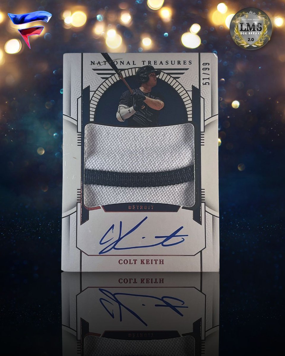 BoxLms's tweet image. Detroit is STACKED this break! 💪
@lms_carter stays on 🔥 with this Colt Keith RPA /99 from National Treasures 🧵✍️

Nasty patch. Clean auto. And another one for the Tigers PC! 🐅

#LMSBoxBreaks #ColtKeith #DetroitTigers #NationalTreasures #RPACard #MLBHobby #FanaticsLive