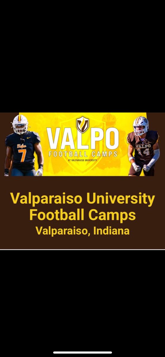 AbrielEpting's tweet image. Thank you @valpoufootball @CoachGeiger_ for the camp invite
@DeepDishFB @BauschCoach @FOOTBALLWVHS @PrepRedzoneIL