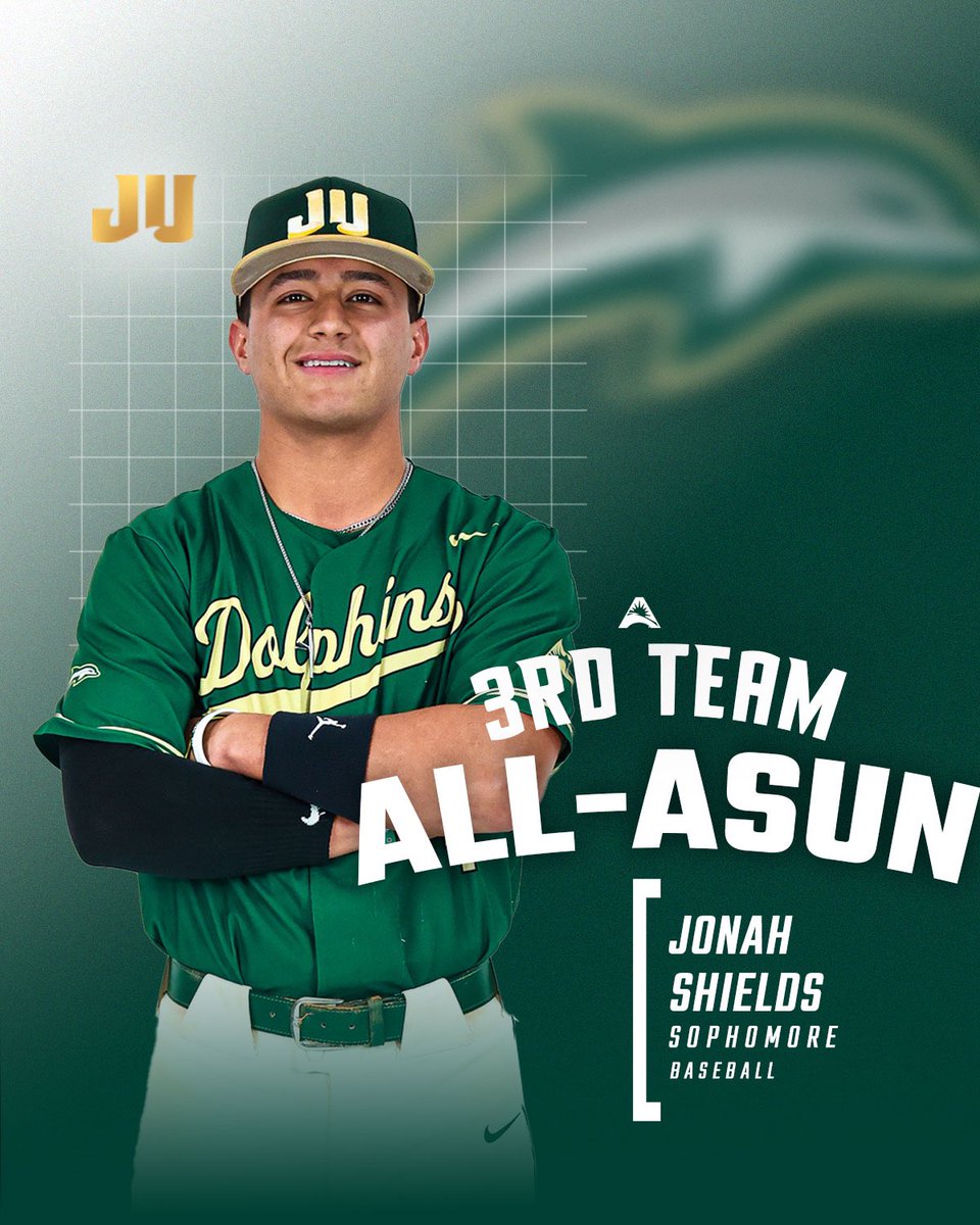 𝐓𝐡𝐢𝐫𝐝 𝐓𝐞𝐚𝐦 𝐀𝐥𝐥-𝐀𝐒𝐔𝐍 ✅

Big round of applause for Collin Rothermel, Nick Anello, and Jonah Shields on their well-earned recognition! 👏

#JUPhinsUp | #SoWhat