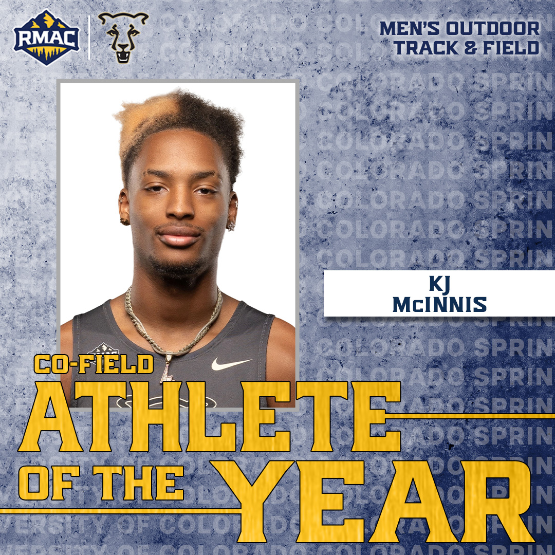 RMAC Sports (@rmac_sports) on Twitter photo The 2025 RMAC Men's Outdoor Co-Field Athlete of the Year!
KJ McInnis, UCCS!
#EverythingElevated | <a href="/UCCSTRACK/">UCCS Track & Field</a> The 2025 RMAC Men's Outdoor Co-Field Athlete of the Year!
KJ McInnis, UCCS!
#EverythingElevated | <a href="/UCCSTRACK/">UCCS Track & Field</a>