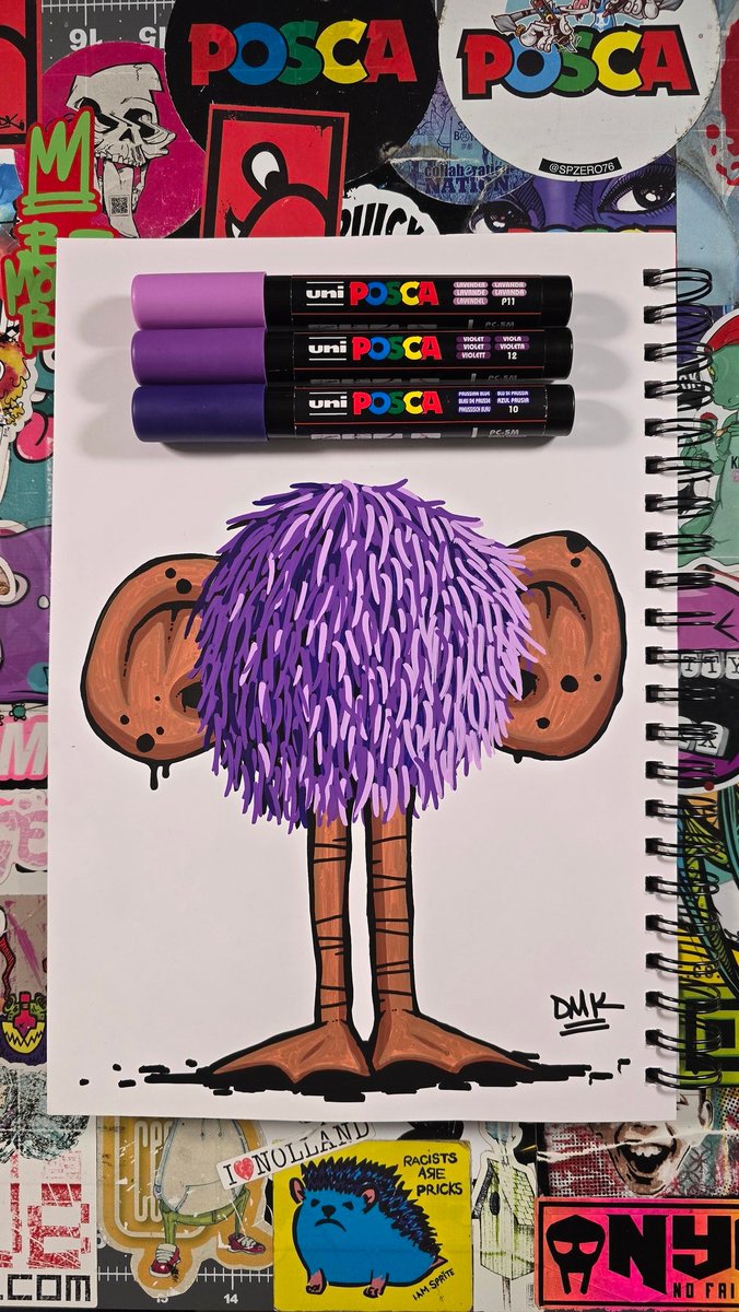 thekorpacademy's tweet image. New tutorial: How to draw Posca fur in 30 minutes. #drawingtutorial #posca