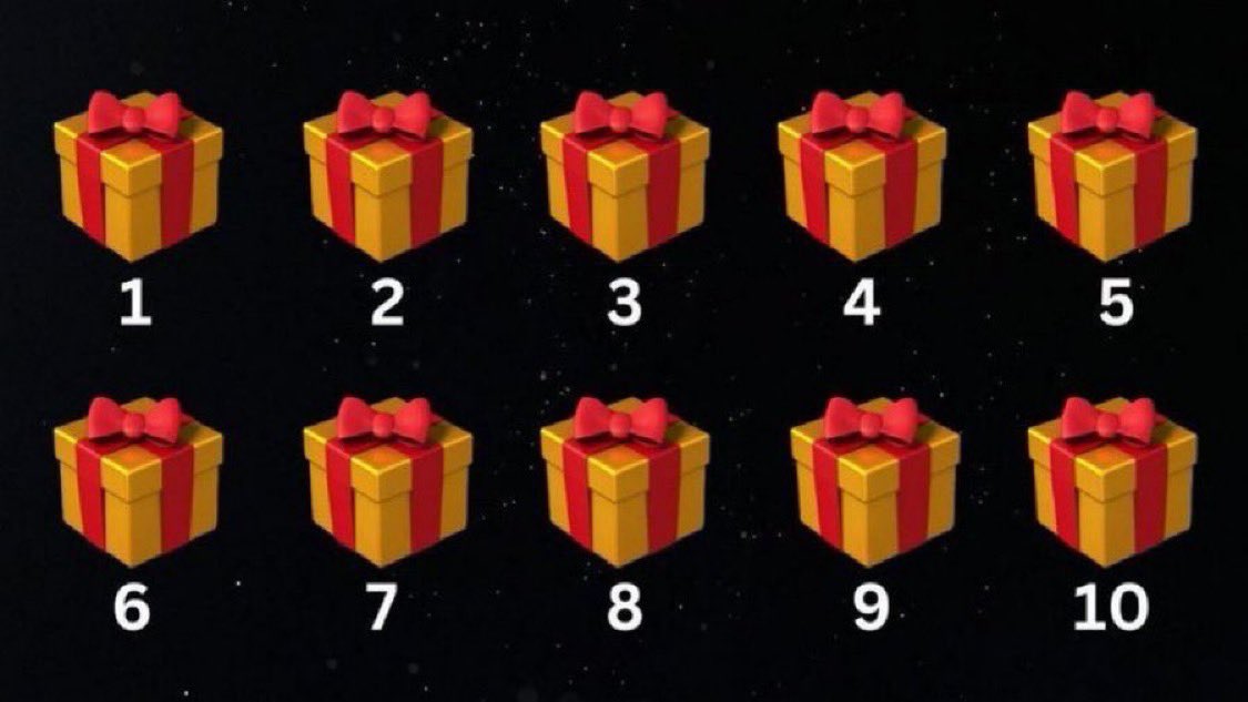 Choose a number between 1-10 🎁

Sending $SOL to the winner.