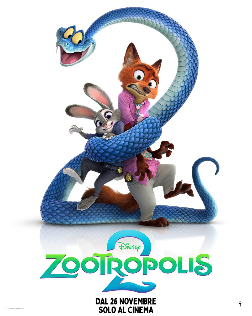 Il nuovo trailer di #Zootropolis2 arriva DOMANI! 🐰🦊🐍