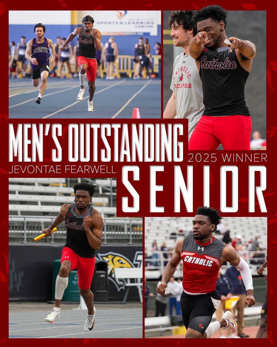 Catholic University Athletics (@catholicu_cards) on Twitter photo ๐ 2025 Senior Celebration Award Winners๐
Outstanding Seniors
Lauren Lombardo - Women's <a href="/CatholicU_Golf/">Catholic U M/W Golf</a>
Jevontae Fearwell - Men's <a href="/CatholicU_XCTF/">Catholic University Cross Country/Track & Field</a>
#ThisIsCatholicU #d3golf #d3tf ๐ 2025 Senior Celebration Award Winners๐
Outstanding Seniors
Lauren Lombardo - Women's <a href="/CatholicU_Golf/">Catholic U M/W Golf</a>
Jevontae Fearwell - Men's <a href="/CatholicU_XCTF/">Catholic University Cross Country/Track & Field</a>
#ThisIsCatholicU #d3golf #d3tf