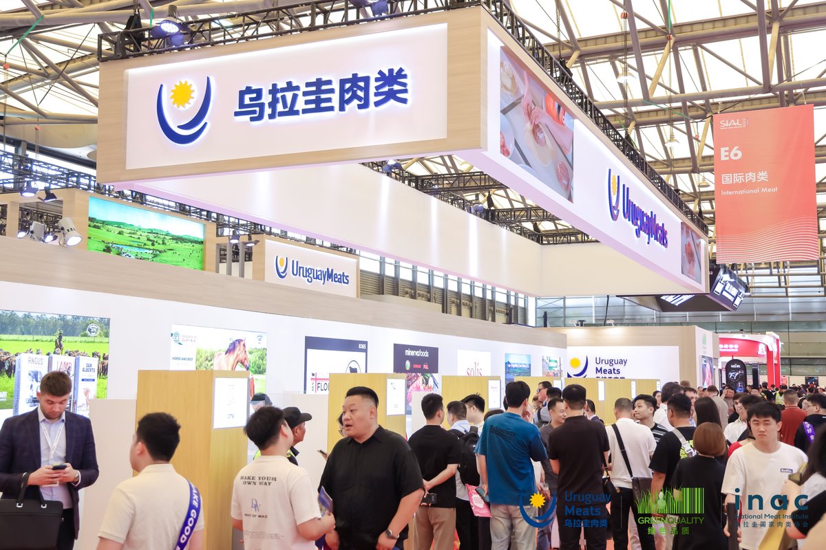 Uruguay Meats (@uruguaymeats) on Twitter photo 🇺🇾🥩Uruguay Meats está participando en la feria de Sial China 2025 que se lleva a cabo del 19 al 21 de Mayo en la ciudad de Shanghai. 🇨🇳
Es la feria, más importante de alimentos y bebidas del continente asiático, y en la que <a href="/INAC_Uruguay/">INAC Uruguay</a> participa de forma ininterrumpida desde 🇺🇾🥩Uruguay Meats está participando en la feria de Sial China 2025 que se lleva a cabo del 19 al 21 de Mayo en la ciudad de Shanghai. 🇨🇳
Es la feria, más importante de alimentos y bebidas del continente asiático, y en la que <a href="/INAC_Uruguay/">INAC Uruguay</a> participa de forma ininterrumpida desde
