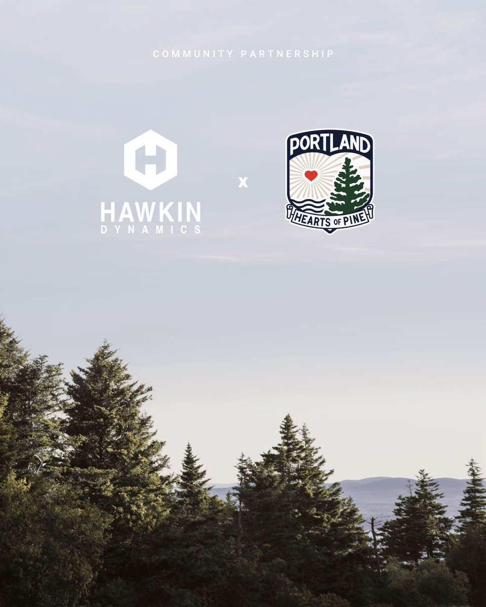From Maine, with love ❤️

We’re excited to announce our partnership with Portland Hearts of Pine to grow community impact where it matters most—right here at home.

#HawkinDynamics #PortlandHeartsofPine
