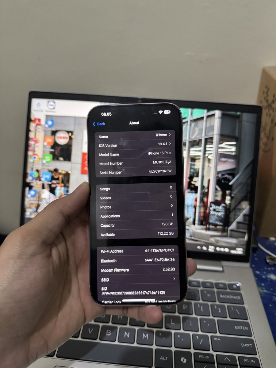 randomshtguy's tweet photo. #WTS iPhone 15 Plus 128GB Digimap
Garansi s/d September 2025
BH99%
Fullset original
Mulus No Minus

11,3 nett aja ya

Lokasi Tambun Selatan/Kemang/SCBD Jaksel https://t.co/kQPghgEHjD