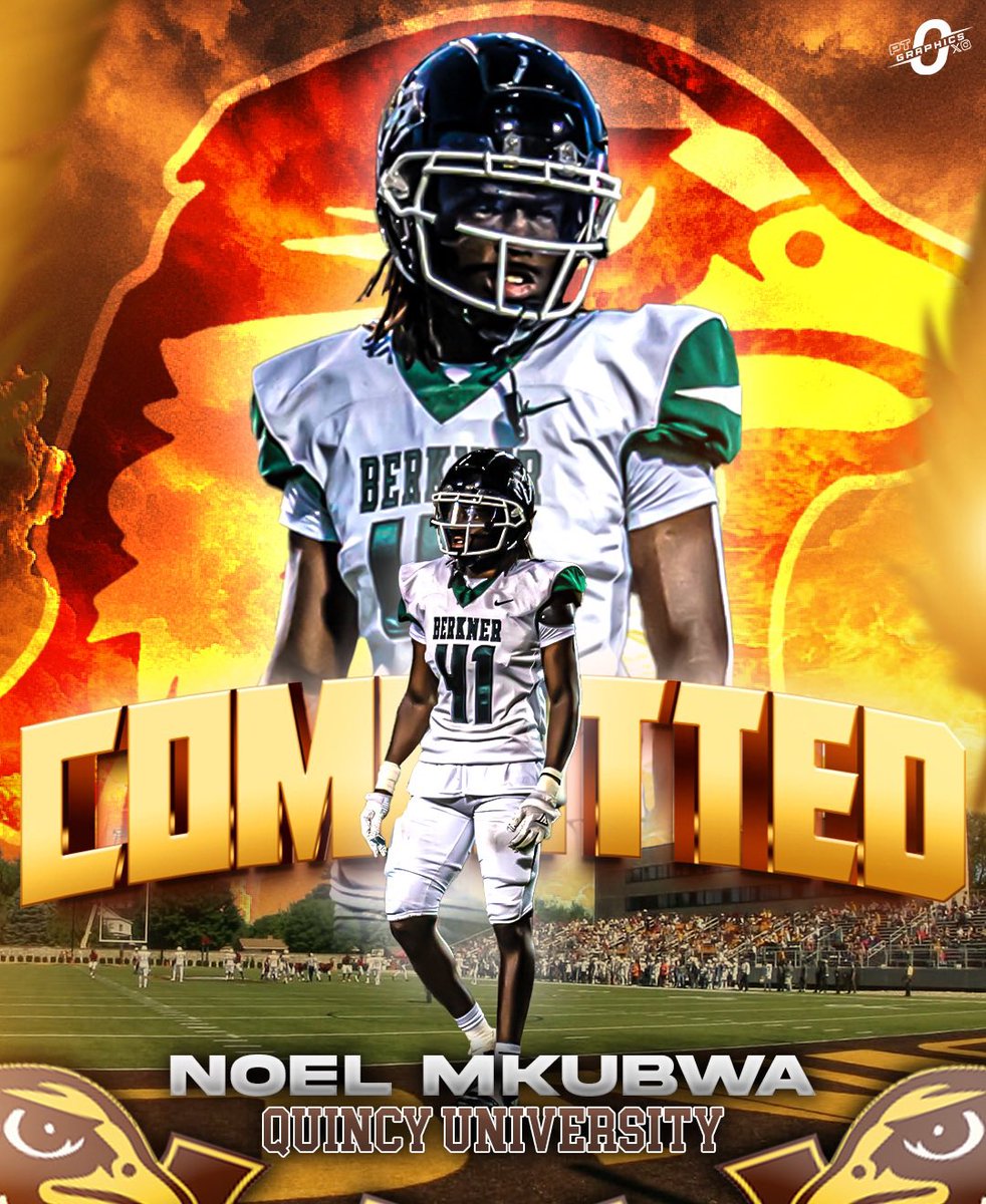 Noel Mkubwa (@noel_mkubwa8) on Twitter photo #AGTG I’m blessed to say I am 1000% committed to Quincy University!!
<a href="/QUHawksSprintFB/">Quincy University Sprint Football</a>
<a href="/QUHawksFootball/">Quincy University Football</a>
<a href="/CoachJones256/">Coach Chris Jones B.S., M.S.</a>
<a href="/BERKNERFOOTBALL/">BERKNER FOOTBALL</a> #AGTG I’m blessed to say I am 1000% committed to Quincy University!!
<a href="/QUHawksSprintFB/">Quincy University Sprint Football</a>
<a href="/QUHawksFootball/">Quincy University Football</a>
<a href="/CoachJones256/">Coach Chris Jones B.S., M.S.</a>
<a href="/BERKNERFOOTBALL/">BERKNER FOOTBALL</a>