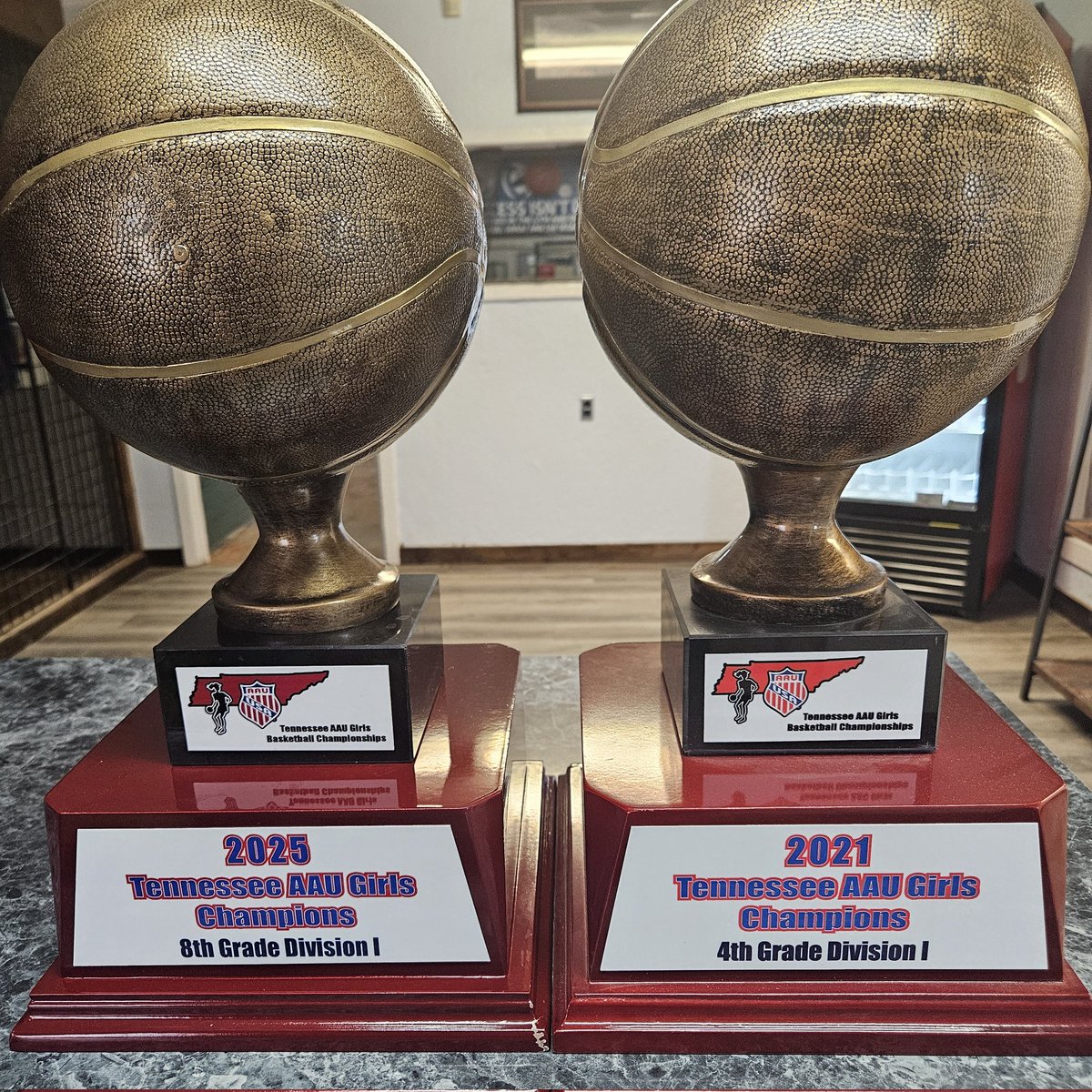 tnpride2029 (@tnpride2029) on Twitter photo #NewProfilePic The new hardware joins the old hardware. 2x AAU Tennessee State Champs! #NewProfilePic The new hardware joins the old hardware. 2x AAU Tennessee State Champs!