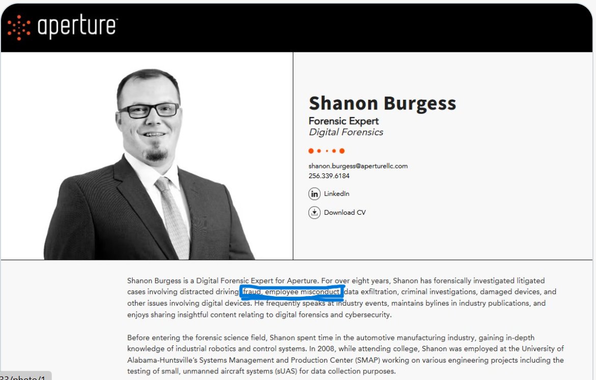 #KarenReadTrial At least Shannon Burgess will have "expert" help at any Aperture employment hearing!!