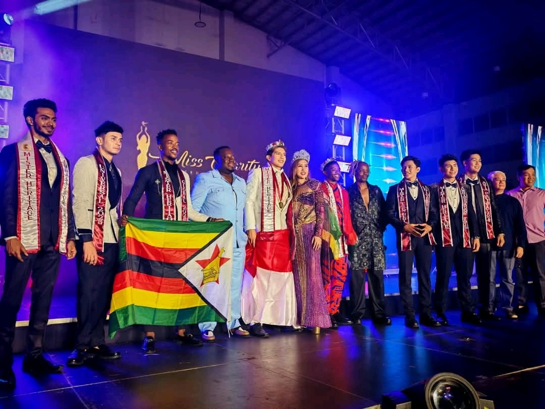DandaroOnline's tweet photo. #dandaroentertainment Zimbabwe's Munashe Siyanata placed 2nd runner-up in the Mr Heritage International pageant in Manila, Philippines, winning Mr Heritage Global 2025 title, Social Media Top Choice Award, and Best Arrival Outfit. https://t.co/6b2wIZTuMw