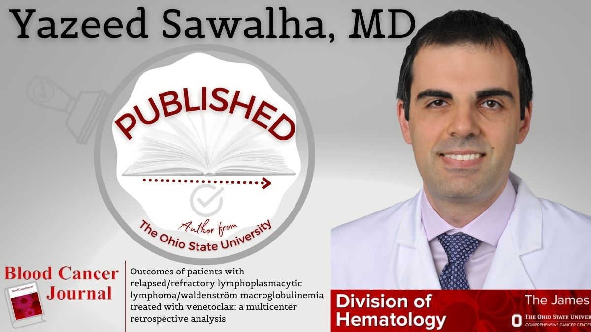 Ohio State Hematology (@osuhematology) on Twitter photo 🚨Publication Alert! <a href="/YazeedSawalha/">Yazeed Sawalha, MD</a> has published "Outcomes of patients with relapsed/refractory lymphoplasmacytic lymphoma/Waldenström macroglobulinemia treated with venetoclax: a multicenter retrospective analysis" in <a href="/BloodCancerJnl/">Blood Cancer Journal</a>
📖 Read here: nature.com/articles/s4140… 🚨Publication Alert! <a href="/YazeedSawalha/">Yazeed Sawalha, MD</a> has published "Outcomes of patients with relapsed/refractory lymphoplasmacytic lymphoma/Waldenström macroglobulinemia treated with venetoclax: a multicenter retrospective analysis" in <a href="/BloodCancerJnl/">Blood Cancer Journal</a>
📖 Read here: nature.com/articles/s4140…