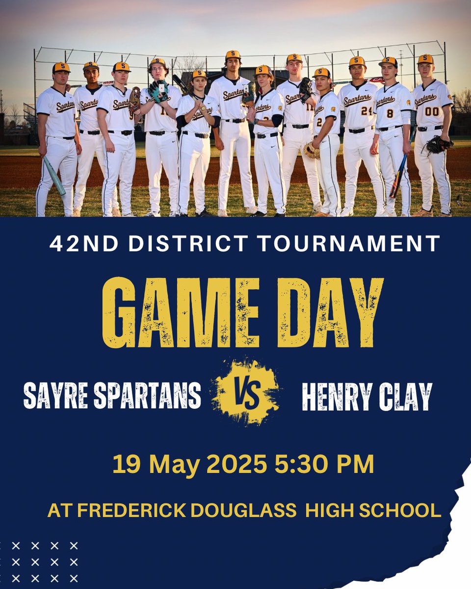 Spartans take on Henry Clay tonight at 5:30 in the 42nd District Tournament!