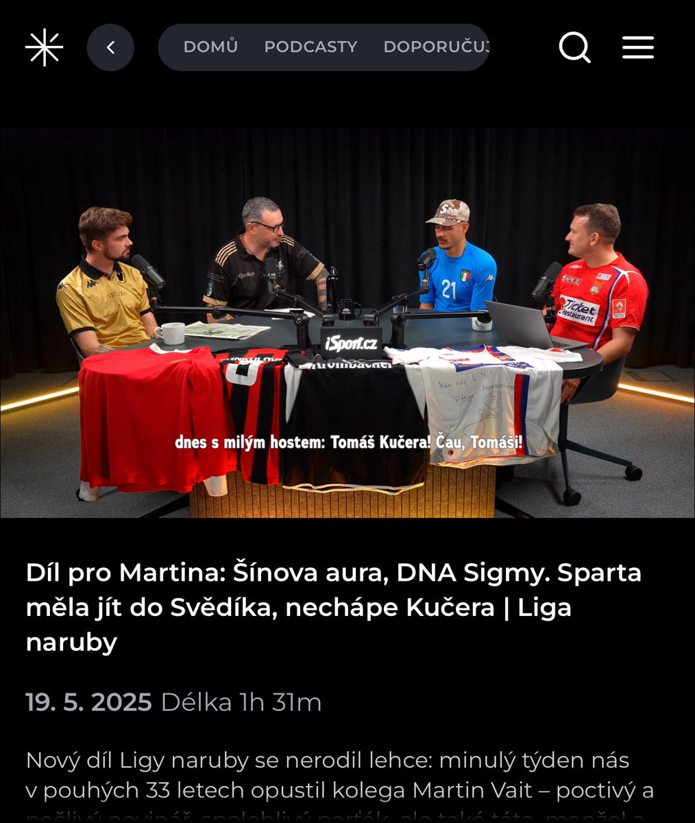 misak099's tweet photo. Tak člověk už se z toho odchodu Martina relativně z toho dostane.. a pak přijde na Ligu naruby a… no nic.. jdu si dát vínko a díky kluci za tenhle díl @MichalKvasnica @ANenadal @kuceratomas27 https://t.co/9tkjZtZUav