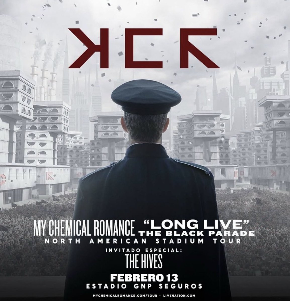 izzomrm's tweet image. My Chemical Romance levará a turnê "Long Live The Black Parade" ao México em fevereiro. 

A abertura será dos sempre insanos The Hives.

Será que, depois de tantos anos de &amp;gt;quases&amp;lt;, eles virão ao Brasil em 2026? 🤘🏻🇧🇷