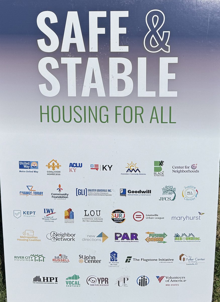 We're getting the word out about Safe and Stable: Housing For All! This coalition of organizations formed to advocate for continued investments to address affordable housing and homelessness in Louisville.

Thank you to everyone who attended today's press conference.

#LIVEUNITED