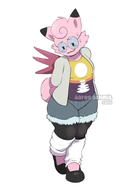 Kade the Clefable(Pokemon character commission for ) 