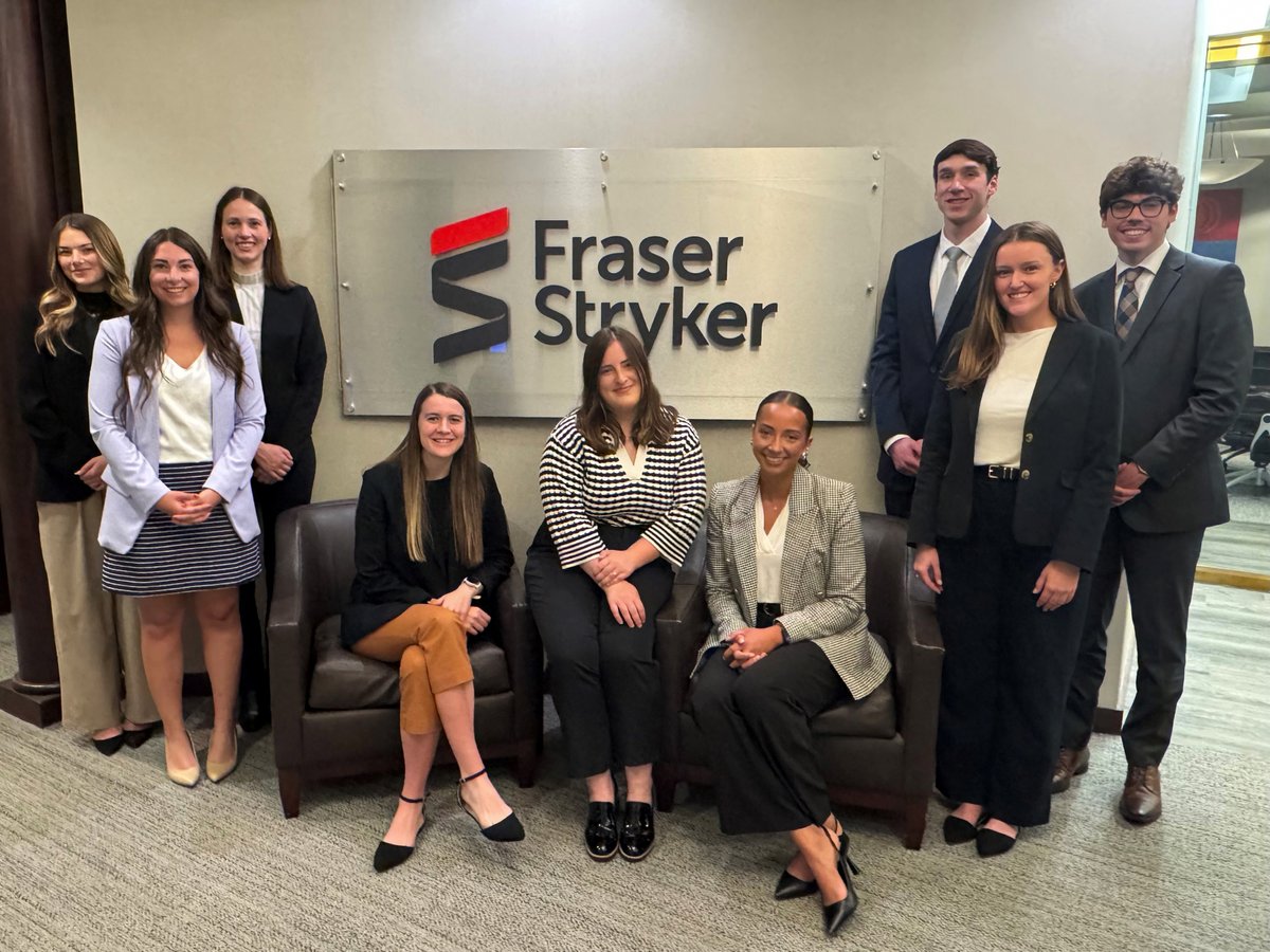 FraserStryker's tweet image. We’re excited to welcome NINE incredible summer associates to Fraser Stryker! Over the next few weeks, they’ll gain real-world experience and work alongside our team.

Stay tuned for our Summer Associate Feature series next week! 🌟

#SummerWithFS #LawStudents