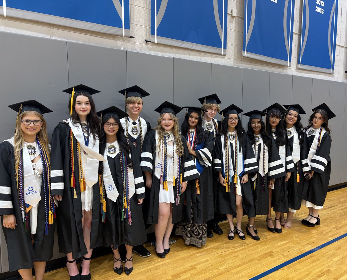 Congratulations Class of 2025! This was such a fun group of students!! You all are destined for greatness! #DECAMom