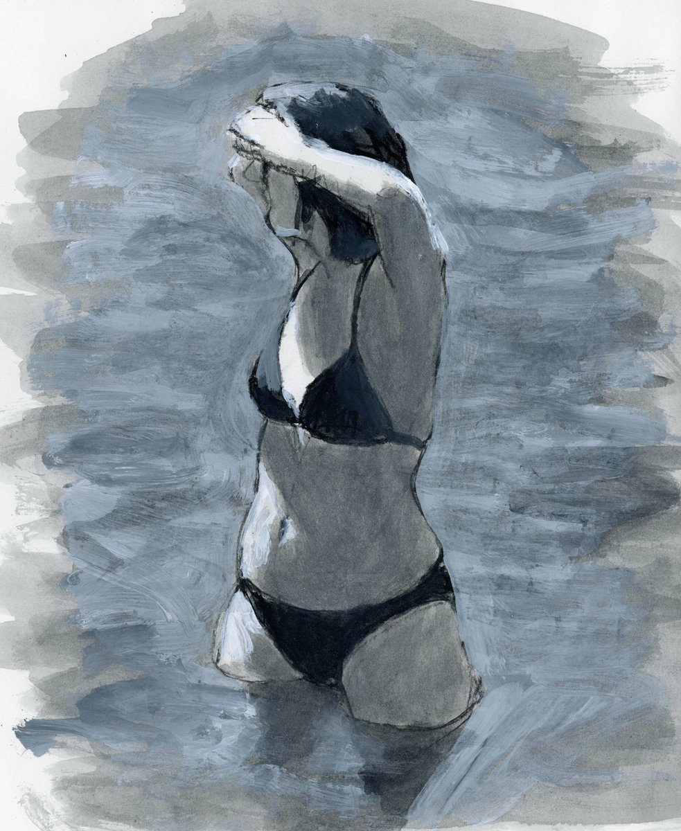 zackrosebrugh's tweet image. recent ink/acrylic/charcoal sketches