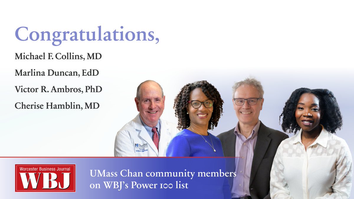 UMass Chan Diversity & Inclusion Office (@umassdiversity) on Twitter photo Marlina Duncan, EdD, vice chancellor for diversity and inclusion at <a href="/UMassChan/">UMass Chan Medical School</a>, is on the <a href="/WBJournal/">Worcester Business Journal</a>’s Power 100 list along with Chancellor Michael F. Collins, Victor R. Ambros, PhD, and Cherise Hamblin, MD: direc.to/nkfB #WhyUMassChan #LeadershipExcellence #HigherEd Marlina Duncan, EdD, vice chancellor for diversity and inclusion at <a href="/UMassChan/">UMass Chan Medical School</a>, is on the <a href="/WBJournal/">Worcester Business Journal</a>’s Power 100 list along with Chancellor Michael F. Collins, Victor R. Ambros, PhD, and Cherise Hamblin, MD: direc.to/nkfB #WhyUMassChan #LeadershipExcellence #HigherEd