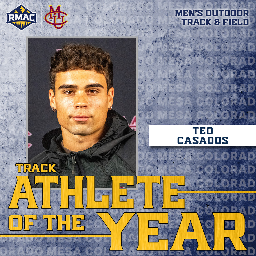 RMAC Sports (@rmac_sports) on Twitter photo The 2025 RMAC Men's Outdoor Track Athlete of the Year!
Teo Casados, Colorado Mesa!
#EverythingElevated | <a href="/CMUmavstrack/">CMU Track & Field/XC</a> The 2025 RMAC Men's Outdoor Track Athlete of the Year!
Teo Casados, Colorado Mesa!
#EverythingElevated | <a href="/CMUmavstrack/">CMU Track & Field/XC</a>
