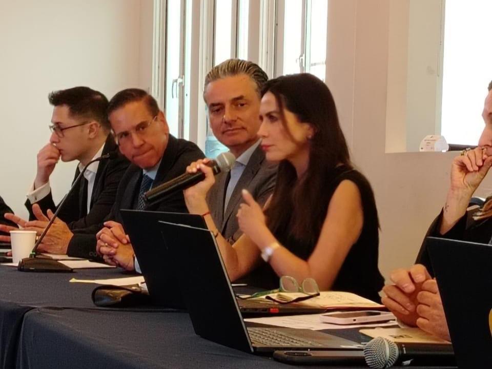 ksomohano's tweet image. Hoy, en la 2a sesión de la Comisión de Energía de @camescommx, tuvimos una sesión de lujo con las exposiciones de @garcialcocer y Oliver Flores de @DiomAnalytics sobre la LESE y la CNE, y de Marco de la Peña y @Cuatrecasas sobre el nuevo marco regulatorio.

#Energía #Regulación