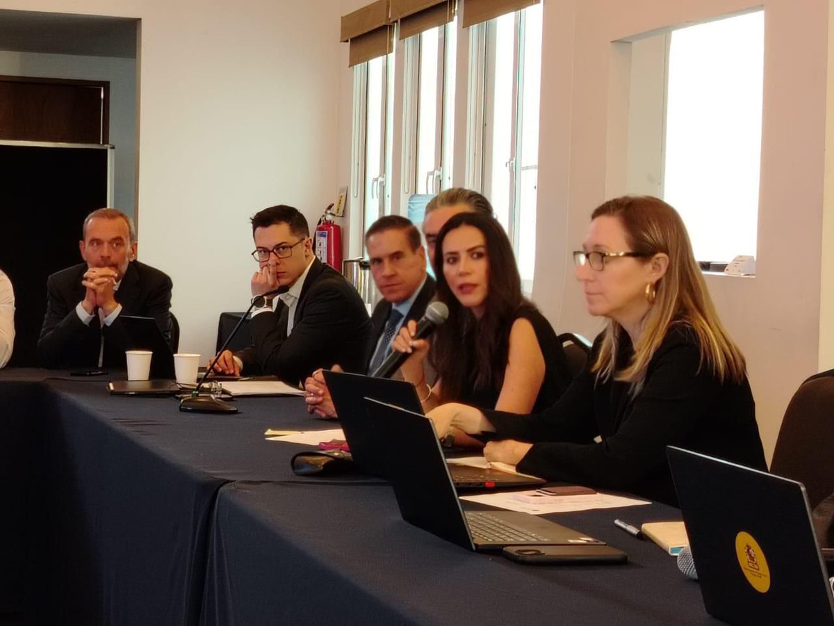 ksomohano's tweet image. Hoy, en la 2a sesión de la Comisión de Energía de @camescommx, tuvimos una sesión de lujo con las exposiciones de @garcialcocer y Oliver Flores de @DiomAnalytics sobre la LESE y la CNE, y de Marco de la Peña y @Cuatrecasas sobre el nuevo marco regulatorio.

#Energía #Regulación