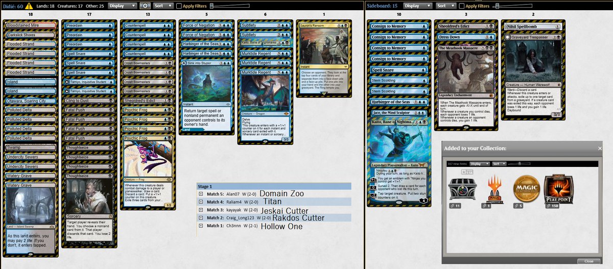 Another 5-0 after a 4-1 yesterday with the Frog🐸
Deck list is inspired by <a href="/PiemontiAndrea/">PieGonti</a> x.com/PiemontiAndrea…
<a href="/fireshoes/">Robert Taylor🔥</a> for visibility