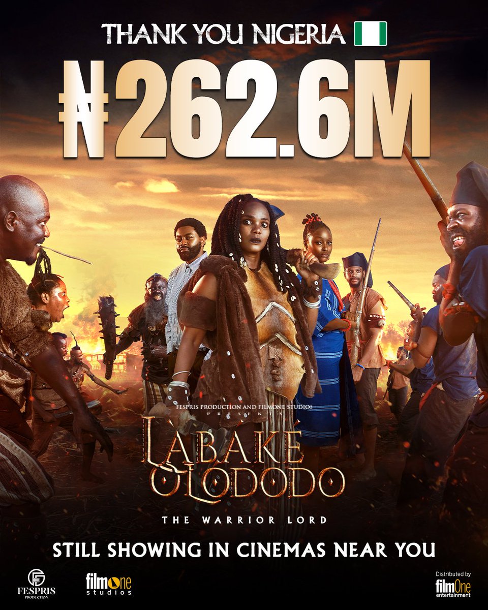 iyaboojo_'s tweet image. THANK YOU, NIGERIA! 🙏💕

To our wonderful fans, we appreciate your love and support ❤️

Catch #LabaKeOlododo in:

Nigeria: ALL CINEMAS NATIONWIDE 🇳🇬
UK: SELECTED CINEMAS 🇬🇧
USA: SELECTED CINEMAS 🇺🇸

Tell a friend to tell a friend! 🤩

#LabaKeOlododo