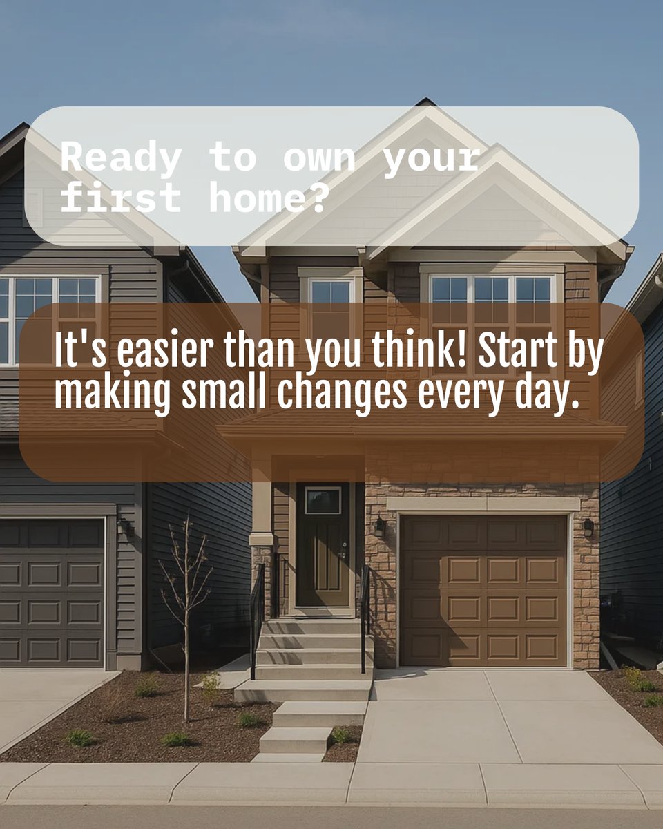 danslatt372's tweet image. Millennials, ready to own your first home? Start by ditching that daily latte. ☕ Small sacrifices add up! Create a budget, set clear goals &amp;amp; automate savings. What&apos;s your biggest savings challenge? Share below! #FirstHomeTips