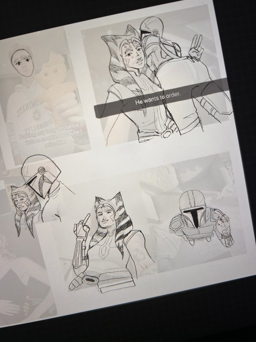 edwaluuu's tweet photo. working on some healing doodles to rejuvenate my art but i don’t know if im convinced im drawing ahsoka very coherently https://t.co/2ctX6DCRiz