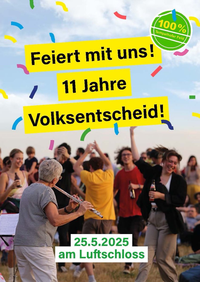 GregorEngels's tweet photo. Wieder einmal ein #Celloschwarm für die "Feldlerche auf dem #TempelhoferFeld zur #Feier des 11jährigen #Volksentscheid es #TempelhoferFeld.
#thfbleibt
https://t.co/54s6ITelP4 https://t.co/GStYRQpHJO