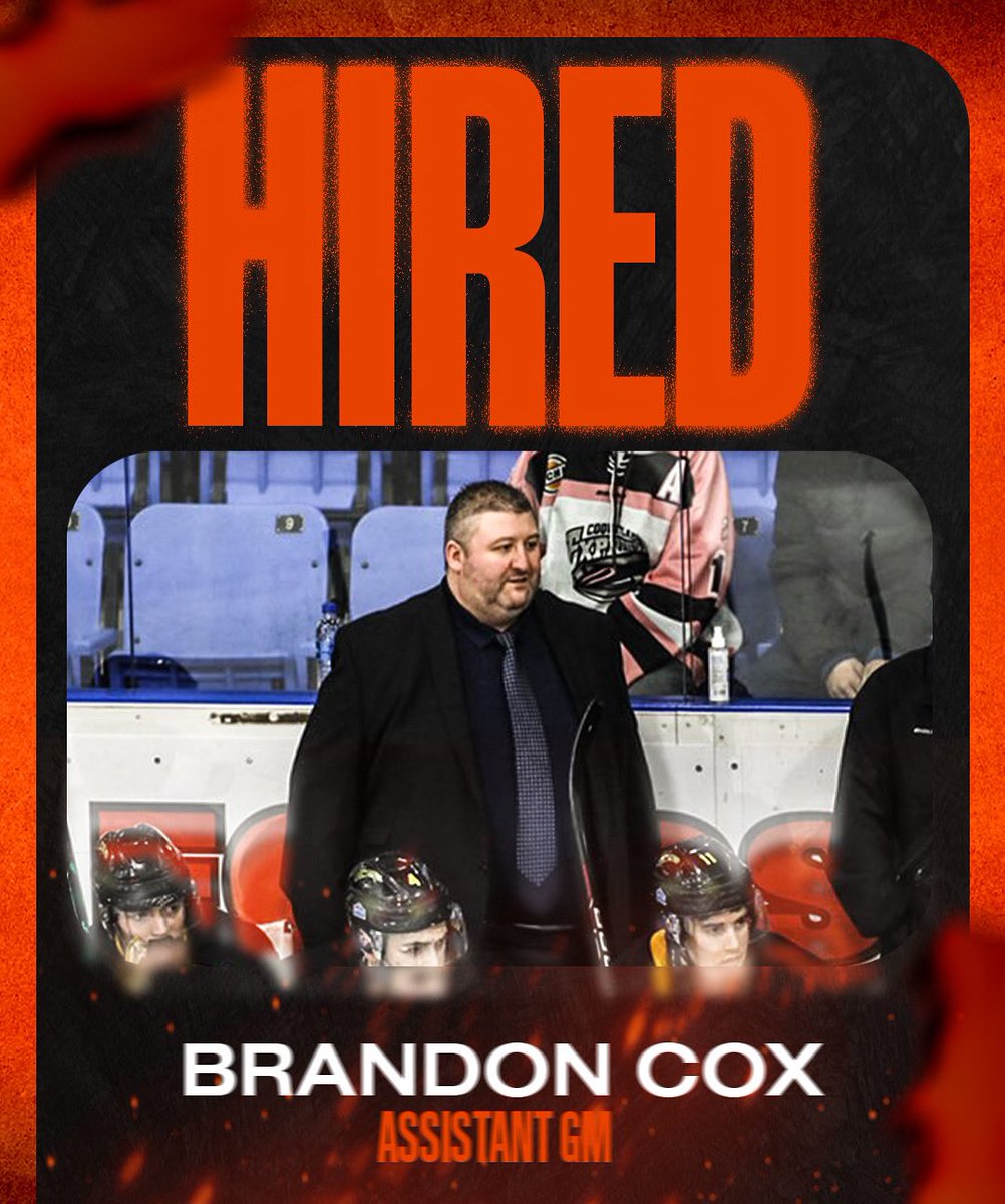 The Nanaimo Clippers are excited to announce the hiring of Assistant General Manager, Brandon Cox!

Brandon comes to the team with lots of hockey knowledge having played just over 150 games in the BCHL &amp; more.

Welcome aboard, Brandon.

#BleedOrange