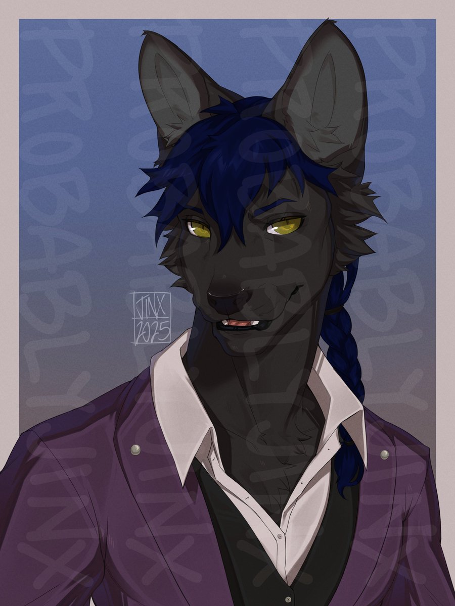 commission for @/rona-n.bsky.social !

#furry #furryart #furryartist #comm #commission #art #furrydrawing #drawing #bustcommission #bustcomm