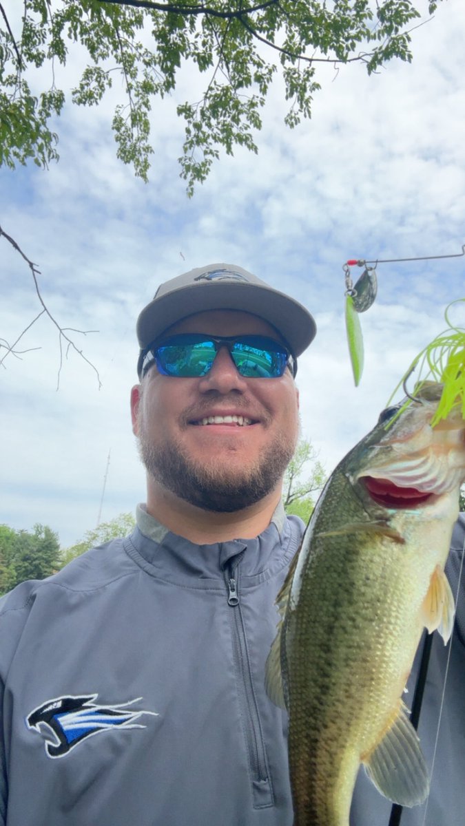 First of the year. Caught on campus! He might be small but the future’s bright at Saint Francis #GRIT