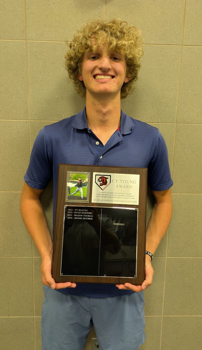 Your 2025 Varsity Cy Young Award Winner is Brayden Borberg.